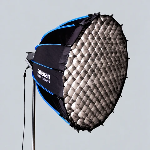 Modificador de luz Amaran Light Dome 90 com colmeia